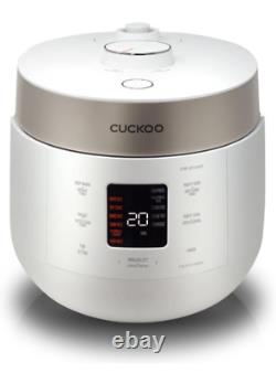 CUCKOO CRP-ST0609F 6-Cup Twin Pressure Rice Cooker & Warmer