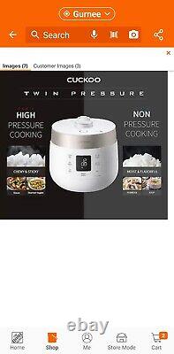 CUCKOO CRP-ST0609F 6-Cup Twin Pressure Rice Cooker & Warmer