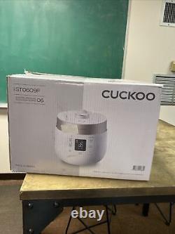 CUCKOO CRP-ST0609F 6-Cup Twin Pressure Rice Cooker & Warmer