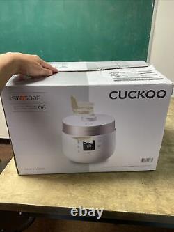 CUCKOO CRP-ST0609F 6-Cup Twin Pressure Rice Cooker & Warmer