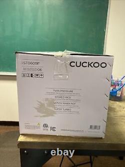 CUCKOO CRP-ST0609F 6-Cup Twin Pressure Rice Cooker & Warmer