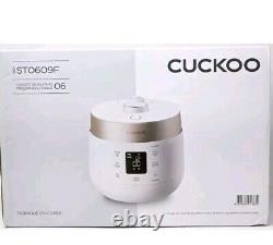 CUCKOO CRP-ST0609F 6-Cup Twin Pressure Rice Cooker & Warmer