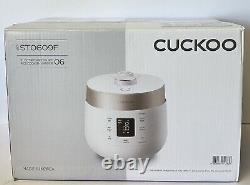 CUCKOO CRP-ST0609F 6-Cup Twin Pressure Rice Cooker & Warmer New