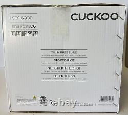 CUCKOO CRP-ST0609F 6-Cup Twin Pressure Rice Cooker & Warmer New