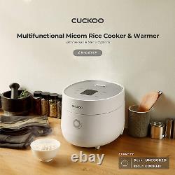 CUCKOO CR-0675F 6-Cup (Uncooked) Micom Rice Cooker 13 Menu Options Quinoa