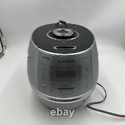 CUCKOO Electric Induction Heating Rice Pressure Cooker 10 Cup, Grey