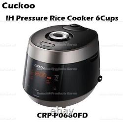 CUCKOO? IH Pressure Rice Cooker 6Cups Auto Steam Cleaning 220V CRP-P0660FD