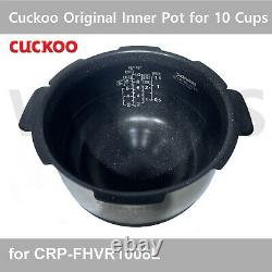 CUCKOO Inner Pot for CRP-FHVR1008L FHR1010FG Rice Cooker for 10 Cups with Rubber