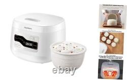 Ceramic Rice Cooker FD20S-W, 3 Cups Uncooked Rice Cookers with Pure Ceramic