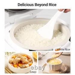 Ceramic Rice Cooker FD20S-W, 3 Cups Uncooked Rice Cookers with Pure Ceramic