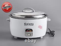 Commercial 60 Cup (30 Cup Raw) Electric Rice Cooker / Warmer 120V, 1550W