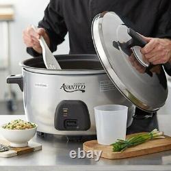 Commercial 60 Cup (30 Cup Raw) Electric Rice Cooker / Warmer 120V, 1750W