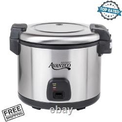 Commercial 60 Cup 30 Cup Raw Electric Rice Cooker Warmer Stainless Steel 1550W