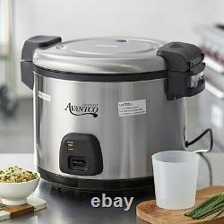 Commercial 60 Cup 30 Cup Raw Electric Rice Cooker Warmer Stainless Steel 1550W