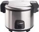 Commercial-grade Electric Rice Cooker With Hinged Cover, 30 Cup