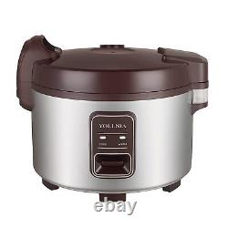 Commercial Large Rice Cooker & Food Warmer 13.8Qt/60 Cups Cooked Rice With