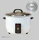 Commercial Rice Cooker 60 Cup White Electric Food Steamer Warmer Large Nonstick