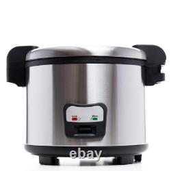 Commercial Rice Cooker and Warmer, 60 Cups Large Cooked (30 Cup Uncooked) Rice w