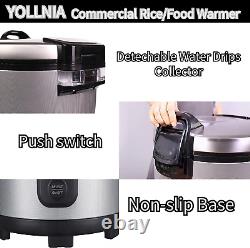 Commercial Rice Warmer (Warm Function Only, NOT a Cooker), 18.1QT/110 CUP Food &