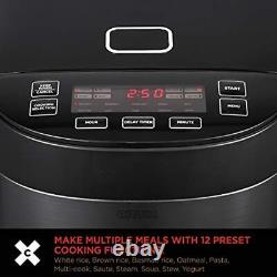 Crux 20 Cup Induction Rice Cooker Multi-Cooker Food Steamer Slow Cooker Stewp