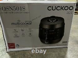 Cuckoo CMC-QSN501S 8 in 1 Multi Pressure Slow Rice Cooker 5 Quart Black