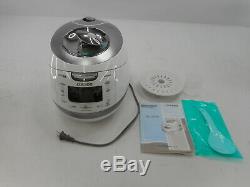 Cuckoo CRP-BHSS0609F Pressure Rice Cooker, 6 Cups, White