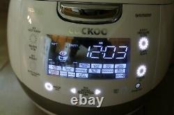 Cuckoo CRP-BHSS0609F Pressure Rice Cooker, 6 Cups, White