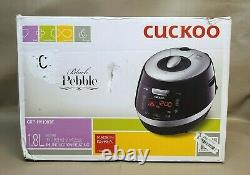 Cuckoo CRP-HY1083F Black Pebble IHP 10-Cup Pressure Rice Cooker $420 Retail