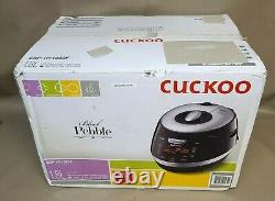 Cuckoo CRP-HY1083F Black Pebble IHP 10-Cup Pressure Rice Cooker $420 Retail