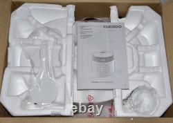 Cuckoo CRP-LHTR1009F 10 Cup IH Twin Pressure Rice Cooker, White