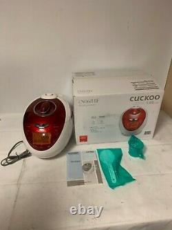 Cuckoo CRP-N0681F 6 Cups Electric Rice Cooker, 110v, Red