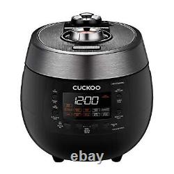 Cuckoo CRP-RT0609FW 6 cup Twin Pressure Plate Rice Cooker & Warmer Black