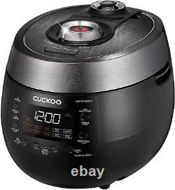 Cuckoo CRP-RT0609FW 6 cup Twin Pressure Plate Rice Cooker & Warmer Black