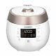 Cuckoo Crp-rt0609fw 6 Cup Twin Pressure Plate Rice Cooker & Warmer-white