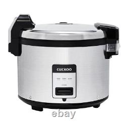 Cuckoo CR 3032 30 Cup Commercial Rice Cooker and Warmer Silver Black