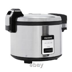 Cuckoo CR 3032 30 Cup Commercial Rice Cooker and Warmer Silver Black