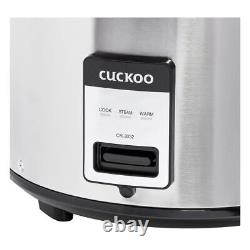 Cuckoo CR 3032 30 Cup Commercial Rice Cooker and Warmer Silver Black