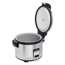 Cuckoo CR 3032 30 Cup Commercial Rice Cooker and Warmer Silver Black