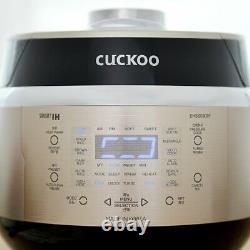Cuckoo Electric Induction Heating Rice Pressure Cooker (3-Cup) Full Stainle