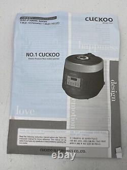 Cuckoo Electric Pressure Rice Cooker/Warmer 1.8L(10 cups) P1009S