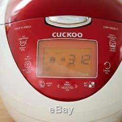 Cuckoo Electronics CRP-N0681FV 6 Cup Heating Pressure Rice Cooker & Warmer in Re