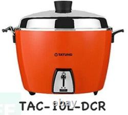 DHL TATUNG TAC-10L DCR 10 CUP Rice Cooker Pot AC 110V Classic Red Complete Set