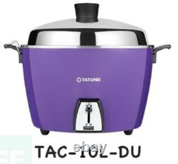 DHL TATUNG TAC-10L DU10 CUP Rice Cooker Pot AC 110V Purple Complete Set