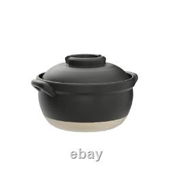 DONABE Clay Rice Cooker Pot Japanese Style made in Japan for 1 to 2 cups with Do