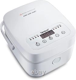 Digital Mini Rice Cooker 4 Cups Uncooked, 2L Rice Cooker Small, Portable Rice Co