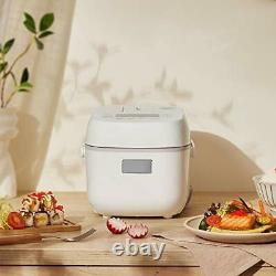 Digital Programmable Rice Cooker, Steamer & Warmer Rice with 3 Cups Uncooked