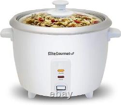 ERC-003 Electric Rice Cooker with Automatic Keep Warm Makes Soups, Stews