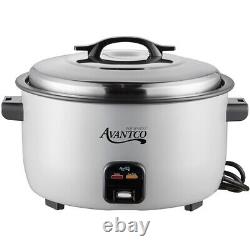 Electric Rice Cooker Warmer 124 cups Stainless Steel Sturdy Handles 3000 W