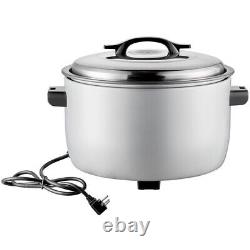 Electric Rice Cooker Warmer 90 cups Stainless Steel Sturdy Handles 2,650 Watts