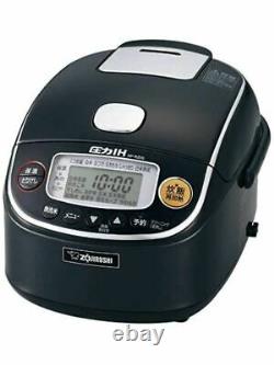Elephant Seal Pressure IH Rice Cooker (3 Cups) Black ZOJIRUSHI Extremely Cooke
